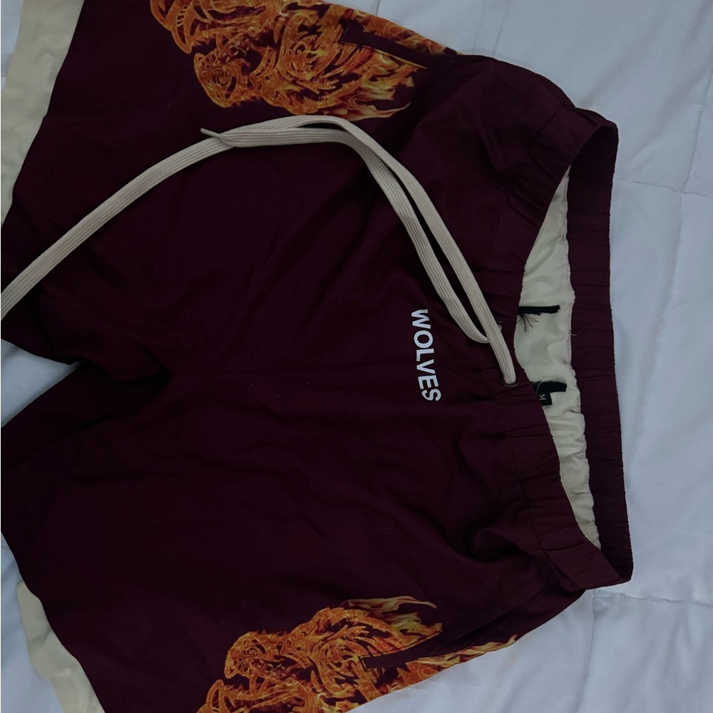 Maroon Wolves darcsport Graphic Shorts
